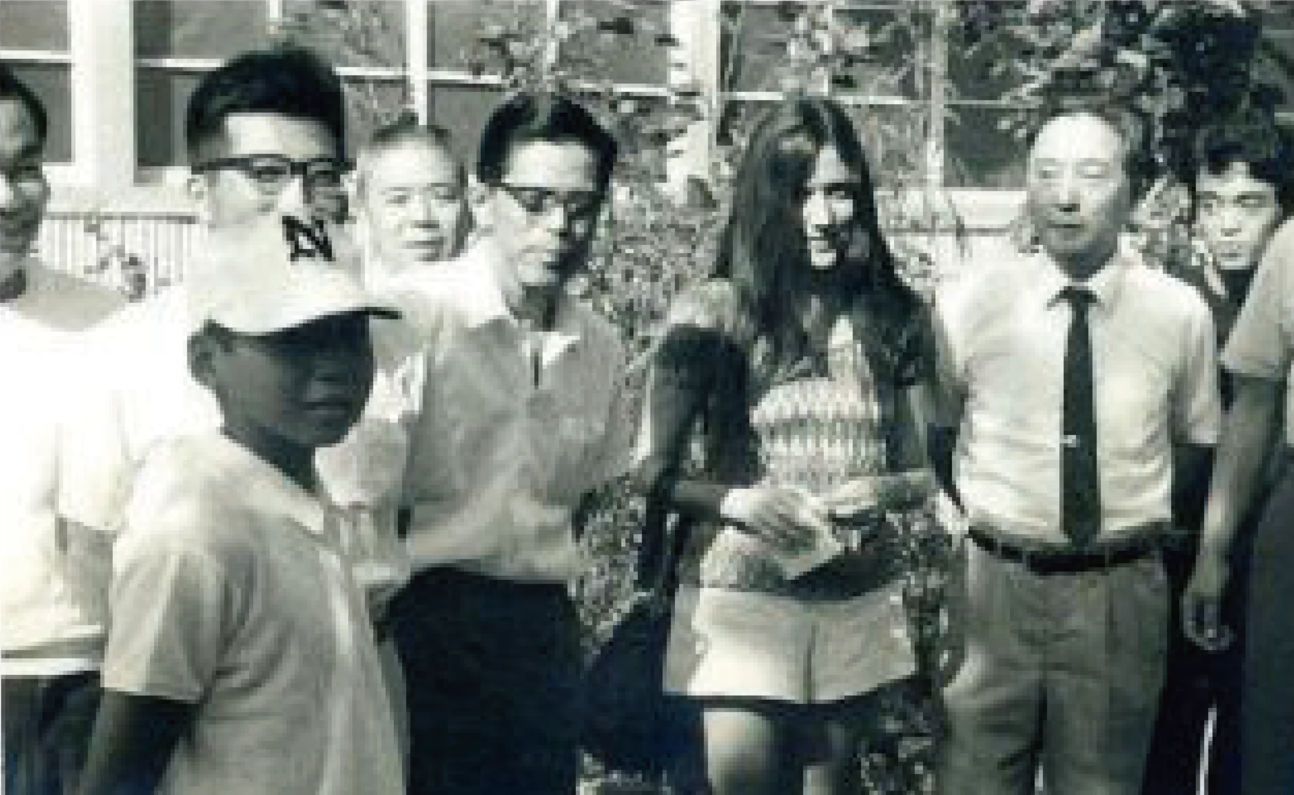 アメリカYE交換学生と記念撮影